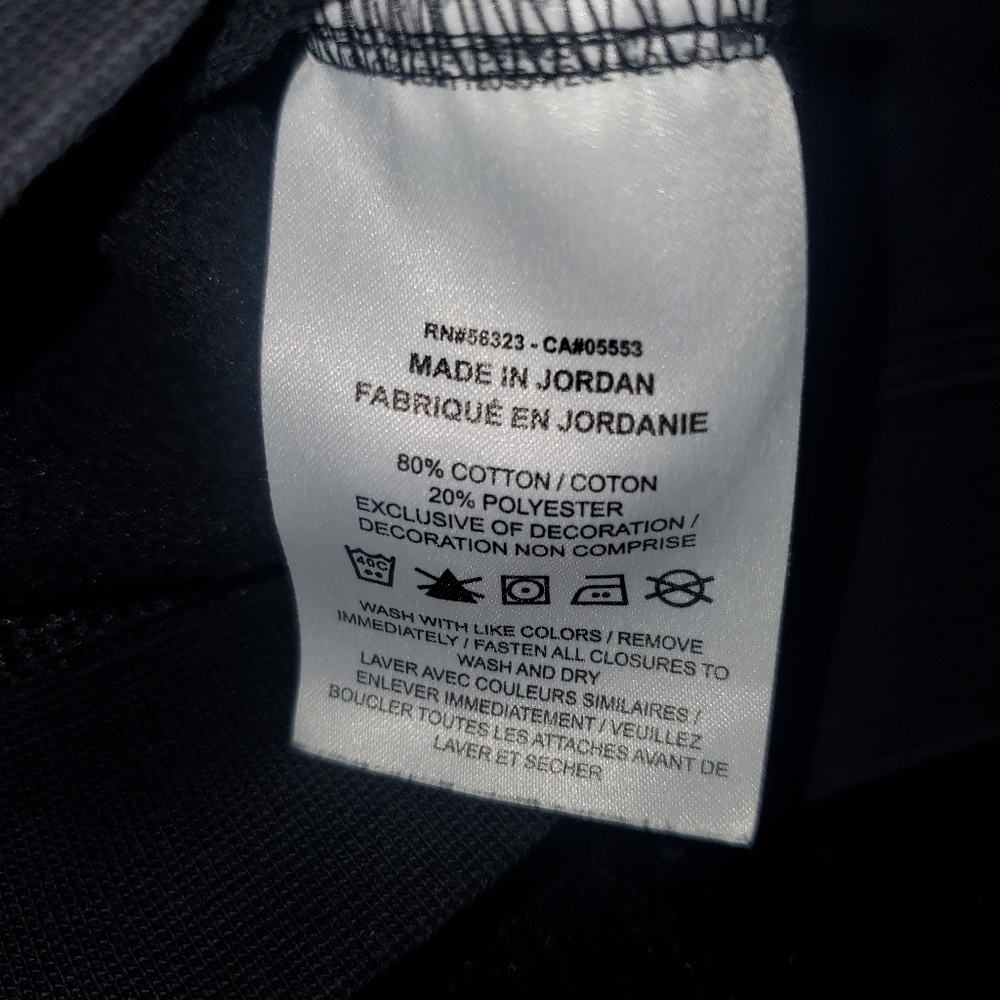 Nike Zip-Up Hoodie, Black, Boys XL - Picture 5 of 6